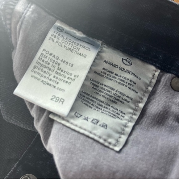 AG Adriano Goldschmied Jeans The Tellis Modern Slim Selvage Denim 29 (Fit 31x28) - Picture 13 of 13